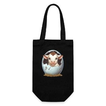 Sweet lamb hatches: the beginning of a new life - Gift Bag for Bottles - black - Front