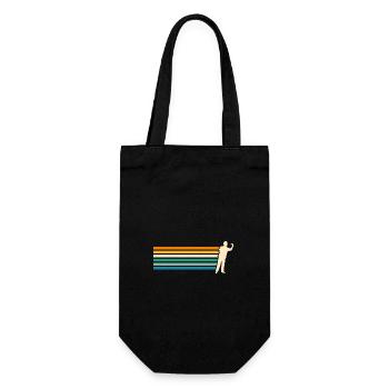 Darts player Darts - Gift Bag for Bottles - black - Front