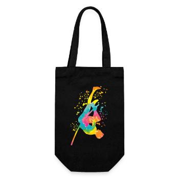 Pole Vaulter Kids Pole Vault - Gift Bag for Bottles - black - Front