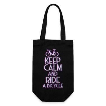 Cycling Cycling Cycling - Gift Bag for Bottles - black - Front