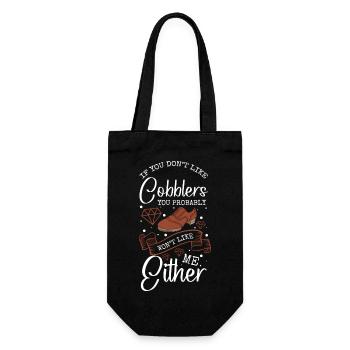 Shoemaker Profession Crafts Leather - Gift Bag for Bottles - black - Front