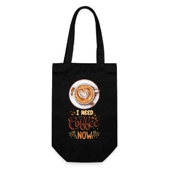 Café Amateur de Café Tasse à café Barista Vintage - Sac à bouteille - noir - Devant