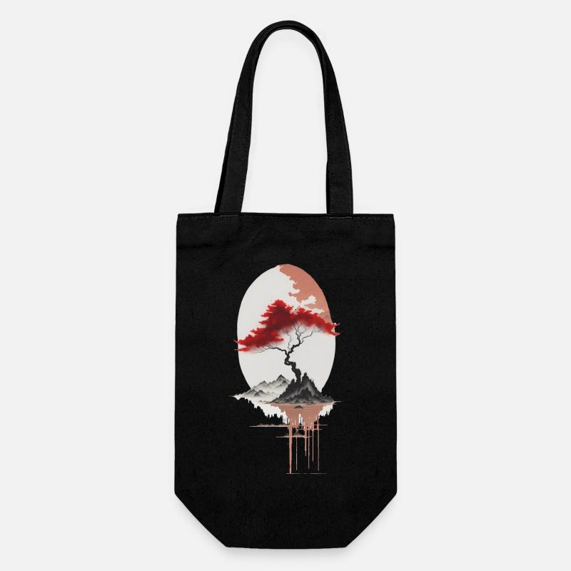 Île asiatique - Sac à bouteille - noir