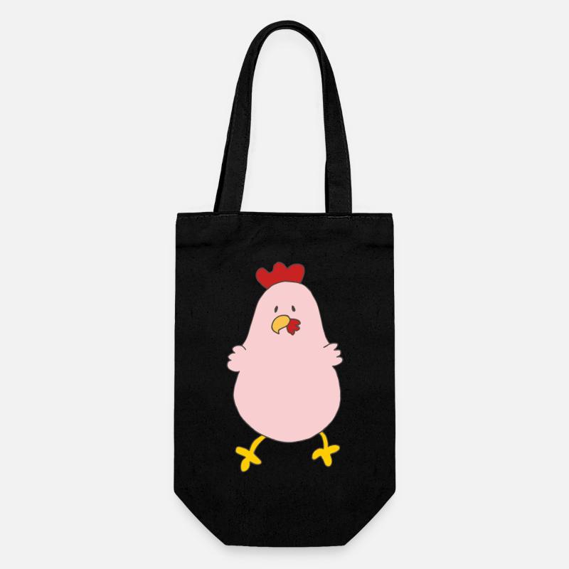 Poulet Rose - Sac à bouteille - noir