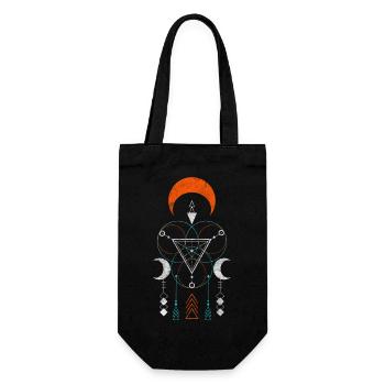 Runes Viking Warriors - Gift Bag for Bottles - black - Front