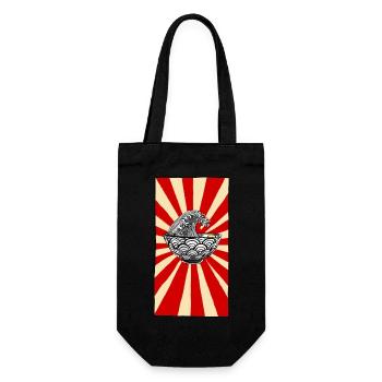 Ramen Manga - Gift Bag for Bottles - black - Front
