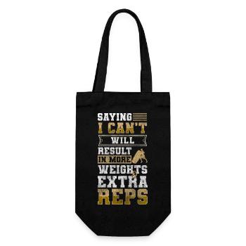 Coach Gym Muscle Building Athlete - Gift Bag for Bottles - black - Front