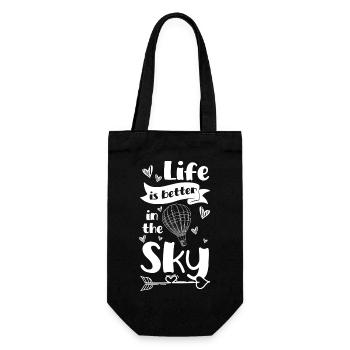 Balloon Ride Sport - Gift Bag for Bottles - black - Front
