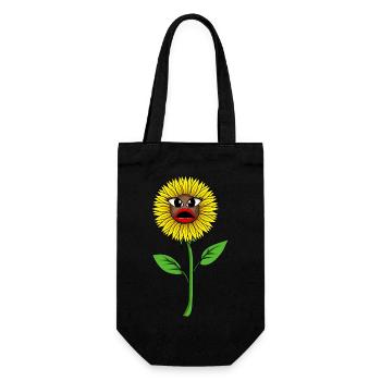 Sunflower Sunflower Garden Gardener Flower - Gift Bag for Bottles - black - Front