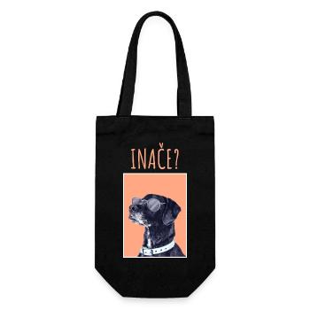 INAČE MAJICA - Geschenkbeutel für Flaschen - Schwarz - Vorne
