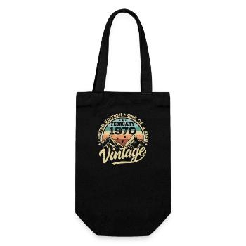 Rétro vintage des années 1970, cadeau des années 1970 - Sac à bouteille - noir - Devant