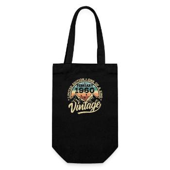 Rétro vintage des années 1960, cadeau des années 1960 - Sac à bouteille - noir - Devant