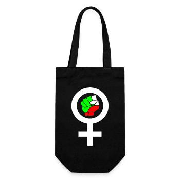 Women life freedom - Sac à bouteille - noir - Devant