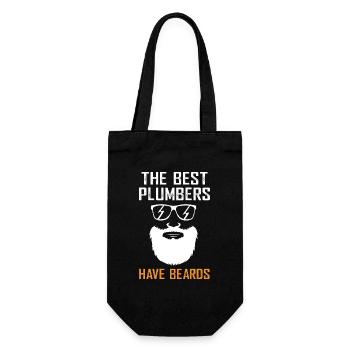 Plumber - Gift Bag for Bottles - black - Front