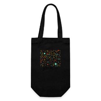 Geometry T-shirt - Gift Bag for Bottles - black - Front
