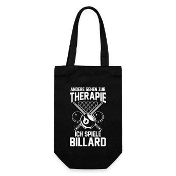 Snooker Billardtisch Billiard Billard - Geschenkbeutel für Flaschen - Schwarz - Vorne