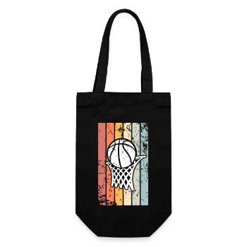 Basketball Basketballer - Geschenkbeutel für Flaschen - Schwarz - Vorne