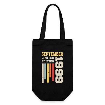 September 1999 Birthday Gift September 1999 - Gift Bag for Bottles - black - Front