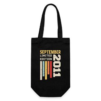 September 2011 Birthday Gift September 2011 - Gift Bag for Bottles - black - Front