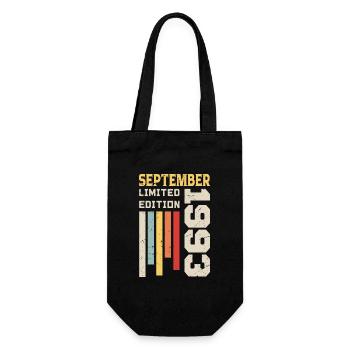 Septembre 1993 Cadeau anniversaire Septembre 1993 - Sac à bouteille - noir - Devant