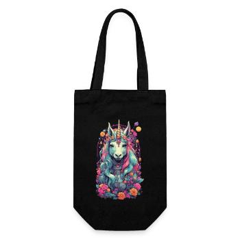 Aesthetic Unicorn Magic Unicorn Streetwear - Gift Bag for Bottles - black - Front
