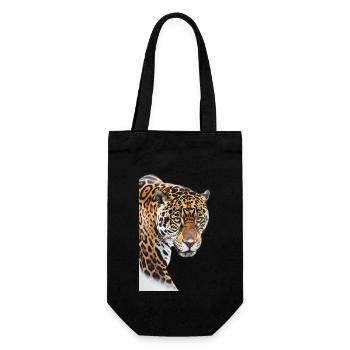 Jaguar - Geschenkbeutel für Flaschen - Schwarz - Vorne