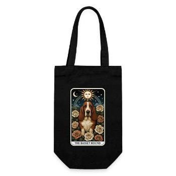 Basset - Geschenkbeutel für Flaschen - Schwarz - Vorne