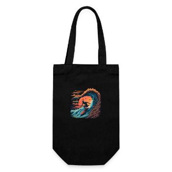Palm Beach Surfer Boy - Gift Bag for Bottles - black - Front