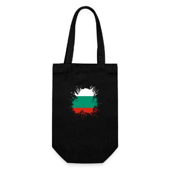 Bulgarien Flagge Bulgarische Fahne Goldstrand - Geschenkbeutel für Flaschen - Schwarz - Vorne