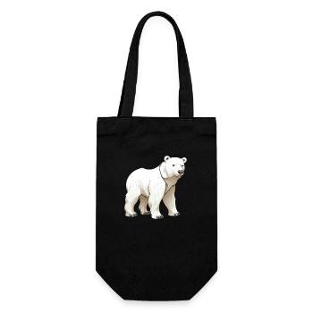 Ours polaire Animal Ours polaire - Sac à bouteille - noir - Devant