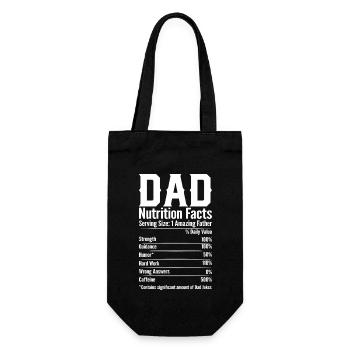 Papa Père Fête des Pères - Sac à bouteille - noir - Devant