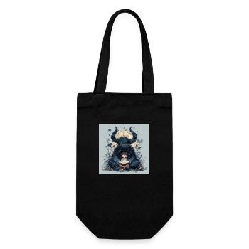 Do not disturb! - Gift Bag for Bottles - black - Front
