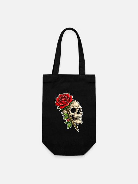 Crâne - Sac à bouteille - noir
