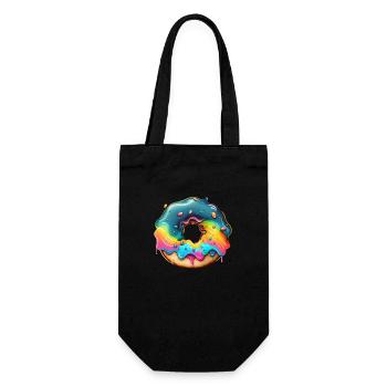 DONUT - CREME - Sac à bouteille - noir - Devant