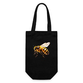 Bees Design Motif Honey Beekeeper Bee - Gift Bag for Bottles - black - Front