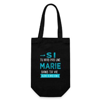 Marie Si tu n as pas une marie - Sac à bouteille - noir - Devant