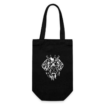 GOLDEN RETRIEVER Crown Dog Chiens Wilsigns - Sac à bouteille - noir - Devant