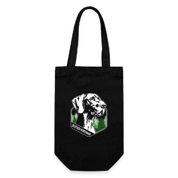 German Shorthair Hunting Dogs Portait Dog Wilsigns - Gift Bag for Bottles - black - Front