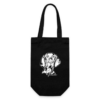 Vizsla Portrait Hunting Dog Dogs Wilsigns - Gift Bag for Bottles - black - Front