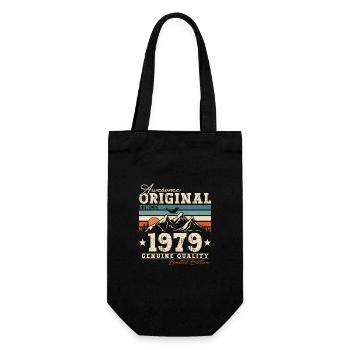Original 1979 Vintage né Vintage anniversaire - Sac à bouteille - noir - Devant