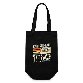 Original des années 1960 Vintage Vintage Rétro Anniversaire - Sac à bouteille - noir - Devant