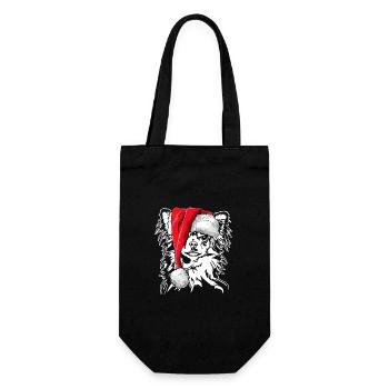 Santa Chihuahua Chiens de Noël Chiens Wilsigns - Sac à bouteille - noir - Devant