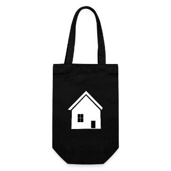 Builders Architect Home Houses Property - Gift Bag for Bottles - black - Front