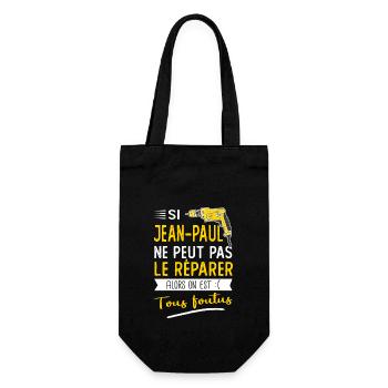 Jean Paul ne peut pas le réparer cadeau jean paul - Sac à bouteille - noir - Devant