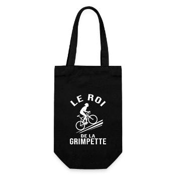 velo le roi de la grimpette humour vélo homme - Sac à bouteille - noir - Devant