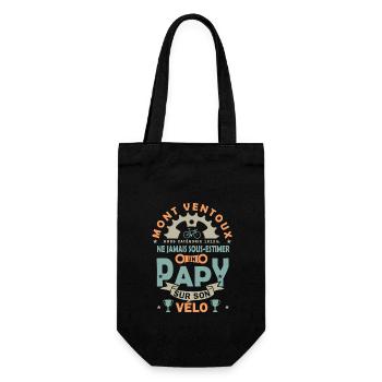 Vélo velo Mont Ventoux cadeau papy cycliste - Sac à bouteille - noir - Devant