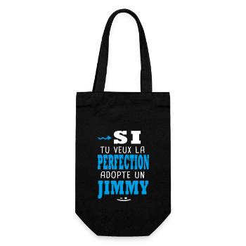 Jimmy Si tu veux la perfection adopte un Jimmy - Sac à bouteille - noir - Devant