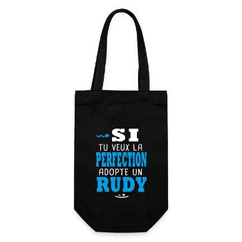 Rudy Si tu veux la perfection adopte un rudy - Sac à bouteille - noir - Devant