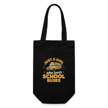 Bus Bus Driver School Bus - Gift Bag for Bottles - black - Front