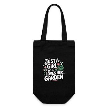 Gardener Garden Plants Gardening - Gift Bag for Bottles - black - Front